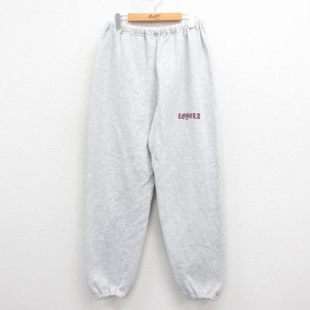 W35★古着 ラッセル スウェット パンツ メンズ 00年代 00s LODOLA グレー 霜降り 25aug06 中古 ボトムス ロング