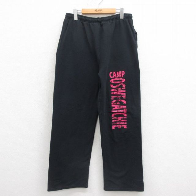 【50%OFF】ジャージーズ 00s スウェットパンツ キャンプ ブラック W33 | 古着