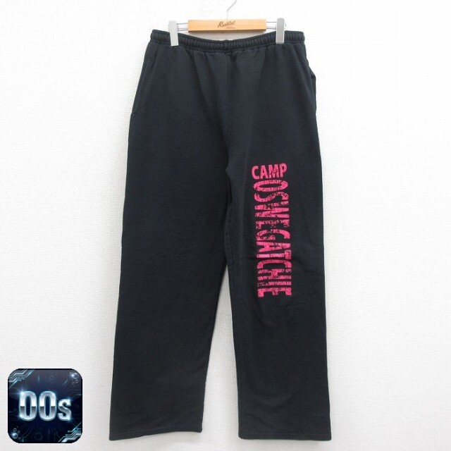 【50%OFF】ジャージーズ 00s スウェットパンツ キャンプ ブラック W33 | 古着