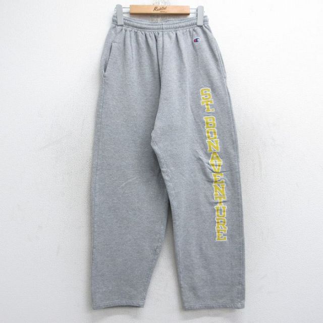 W26★古着 チャンピオン champion スウェット パンツ メンズ 00年代 00s セントボナベンチャー グレー 霜降り 25sep03 中古 ボトムス ロング