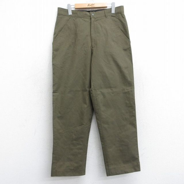 W32★古着 エルエルビーン LLBEAN ナイロン パンツ メンズ 90年代 90s ゴアテックス 濃緑 グリーン 【spe】 25sep16 中古 ボトムス ロング