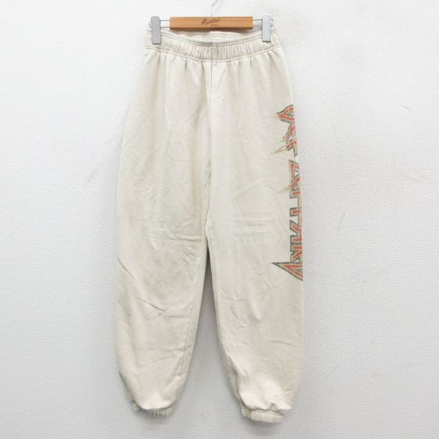 W30★古着 ロック バンド スウェット パンツ メンズ デフレパード 生成り 25sep22 中古 ボトムス ロング