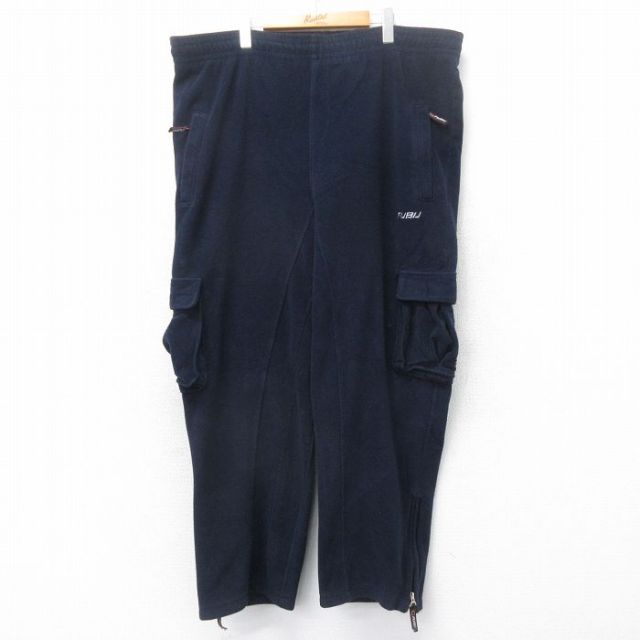 【50%OFF】フブ 00s カーゴパンツ ワンポイントロゴ ネイビー W43 | 古着