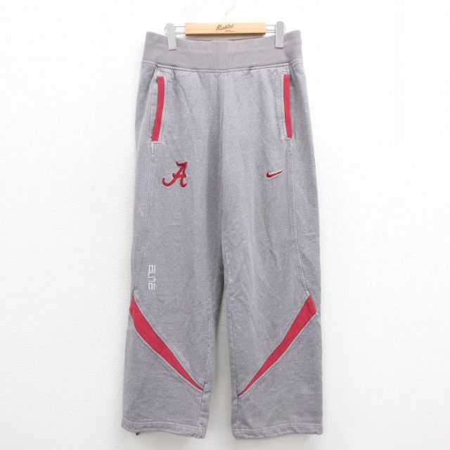 W32★古着 ナイキ NIKE スウェット パンツ メンズ 00年代 00s A グレー 霜降り 25oct23 中古 ボトムス ロング