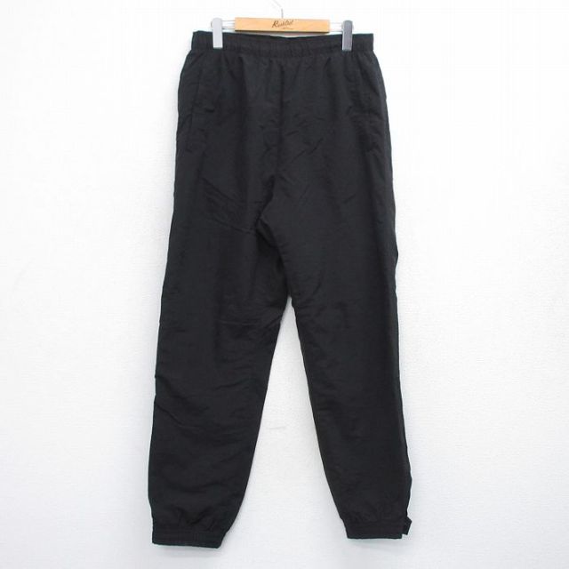 W33★古着 エルエルビーン LLBEAN ナイロン パンツ メンズ 90年代 90s 黒 ブラック 【spe】 25oct29 中古 ボトムス ロング