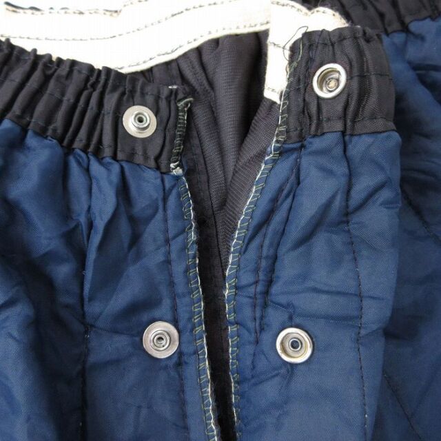 古着通販 W27☆古着 キルティング パンツ メンズ 80年代 80s 紺