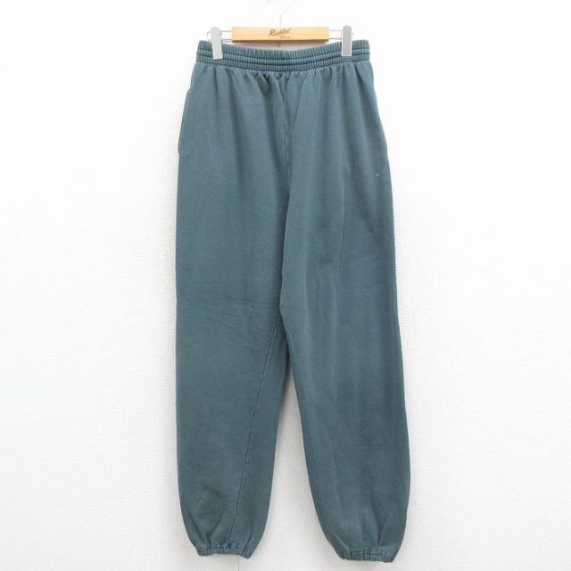 【20%OFF】W32★古着 ラッセル スウェット パンツ メンズ 90年代 90s 無地 USA製 緑【spe】 25dec06