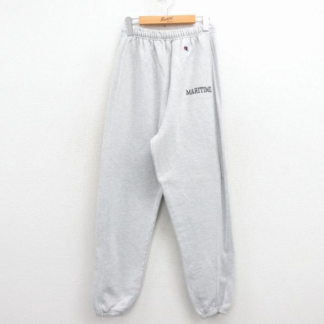W30★古着 チャンピオン champion リバースウィーブ スウェット パンツ メンズ 00年代 00s MARITIME 薄グレー 霜降り 25dec06