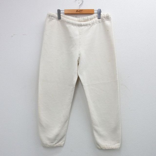 ラッセル 90s スウェットパンツ 無地 ホワイト W36 | 古着