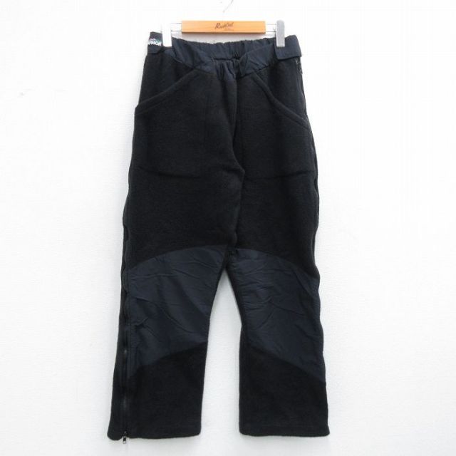 W34★古着 フリース パンツ メンズ 90年代 90s ポーラテック USA製 黒【spe】 26jan31