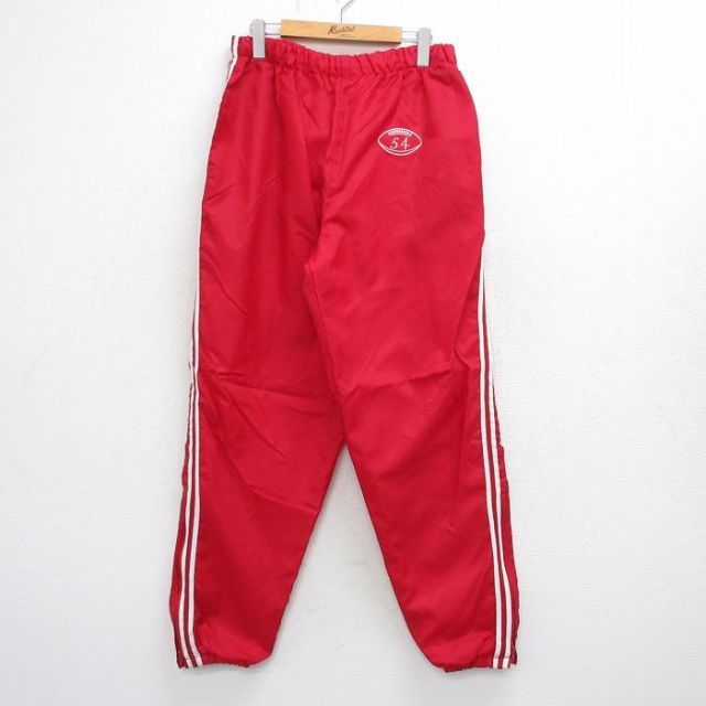 フットボール 80s ナイロンパンツ レッド W31 | 古着