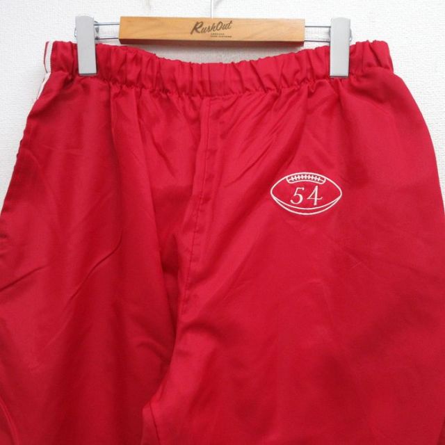 古着通販 W31☆古着 ナイロン パンツ メンズ 80年代 80s フットボール