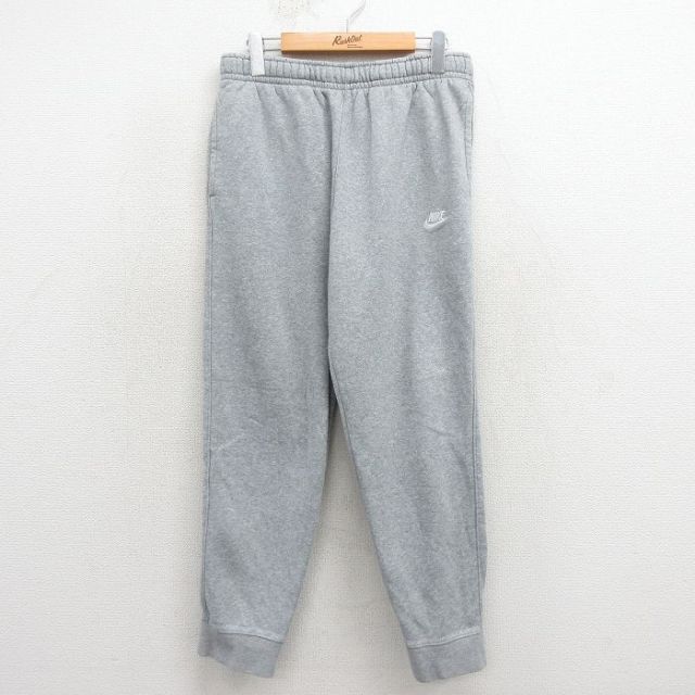 ナイキ スウェットパンツ ワンポイントロゴ グレー 実寸W33 | 古着