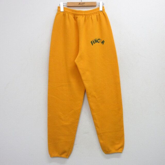 90s スウェットパンツ FENCOR イエロー W30 | 古着