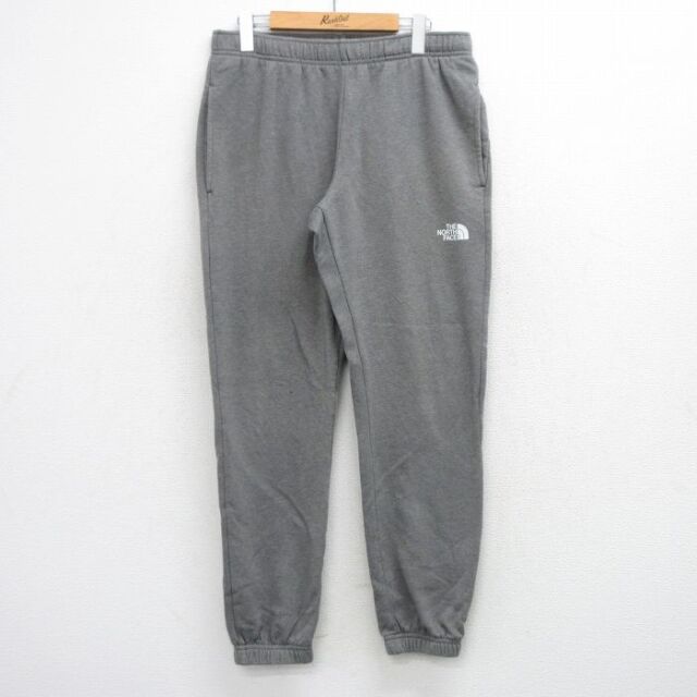 ノースフェイス スウェットパンツ グレー 実寸W32 | 古着