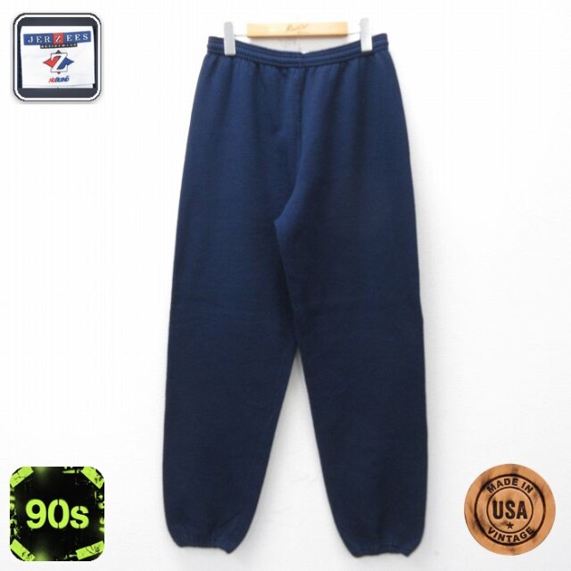 【20%OFF】ジャージーズ 90s スウェットパンツ ネイビー 実寸W33 | 古着