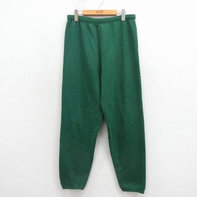 リー 90s スウェットパンツ グリーン 実寸W35 | 古着
