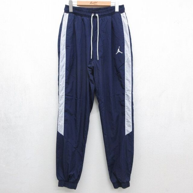 実寸W32 ナイロンパンツ ネイビー | 古着