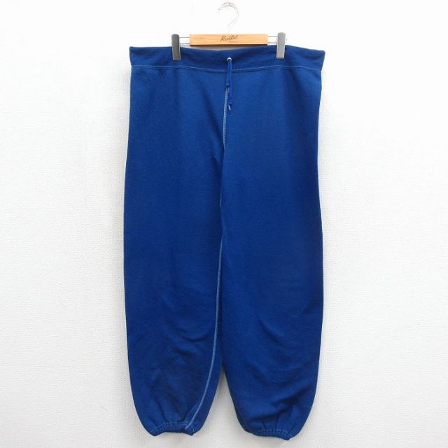 80s スウェットパンツ ブルー 実寸W33 | 古着