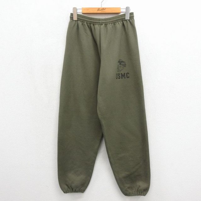 ジャージーズ 90s スウェットパンツ ミリタリー カーキ 実寸W31 | 古着