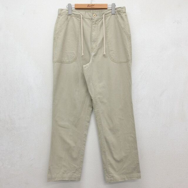 セントジョンズベイ 90s イージーパンツ ベージュ 実寸W33 | 古着