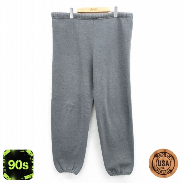 ラッセル 90s スウェットパンツ グレー 実寸W35 | 古着