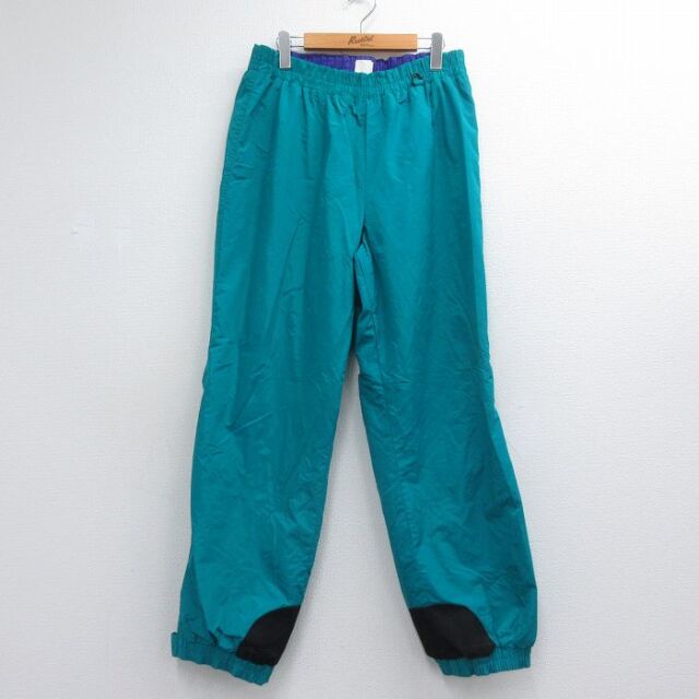 コロンビア 80s ナイロンパンツ ライトブルー メンズW35相当 | 古着