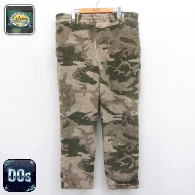 Cabela's 00s ボアフリース 迷彩 ベージュ 実寸W39 | 古着