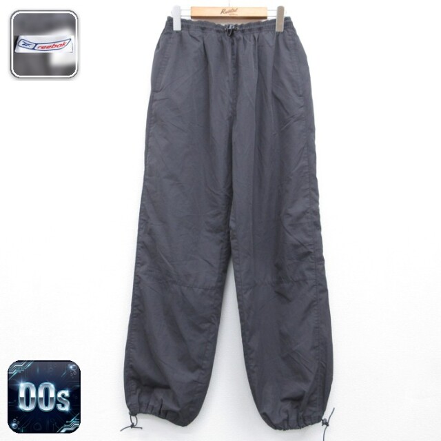 リーボック 00s パンツ ライナー付き グレー 実寸W32 | 古着
