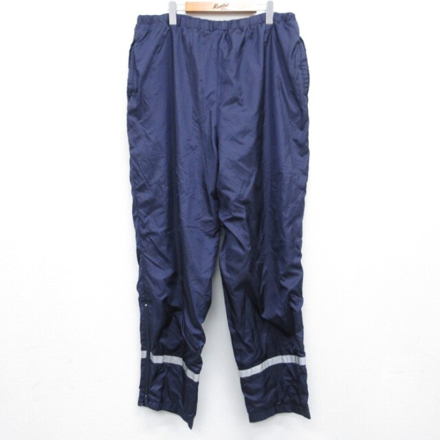 W34★古着 L.L.Bean エルエルビーン パンツ ナイロン メンズ 90年代 90s リフレクター ネイビー【spe】 26sep28