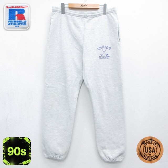 ラッセル 90s パンツ フィールドホッケー グレー 実寸W34 | 古着
