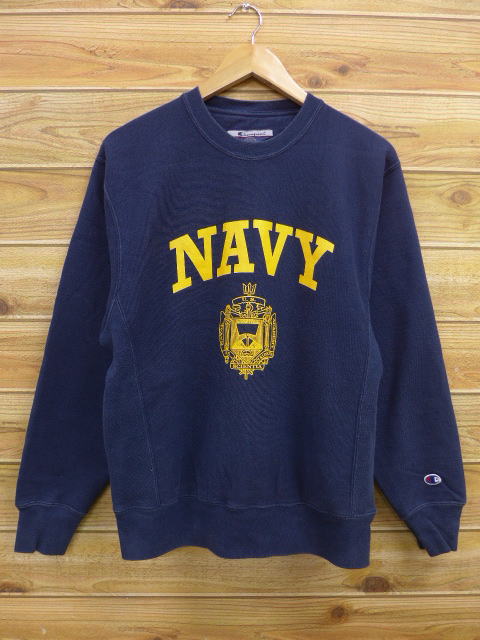 M★古着ChampionチャンピオンリバースウィーブNAVYネイビー紺/15apr15【n】