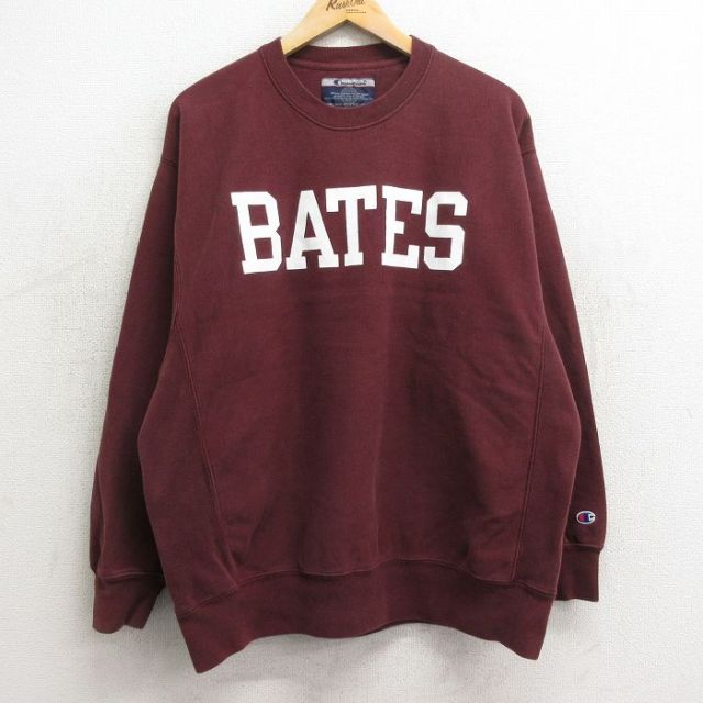 Champion Reverse Weave BATES トレーナー XL 古着通販 XL☆古着 長袖 チャンピオン Champion リバース