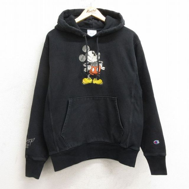 新品】チャンピオン ミッキー リバースウィーブ 長袖 スウェット