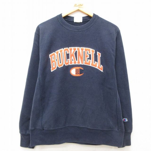 リバースウィーブ】チャンピオン 90s とばす Bucknell大学 スウェット L 