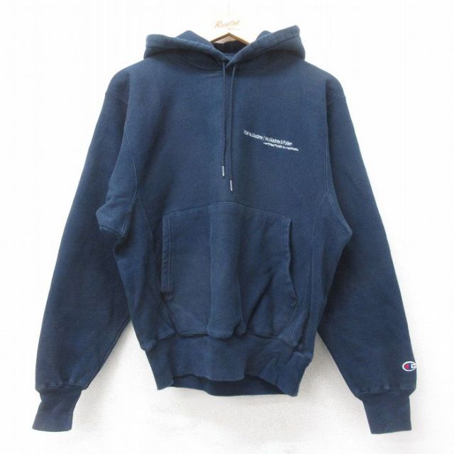 チャンピオン 00s リバースウィーブパーカー RSM ネイビー M | 古着