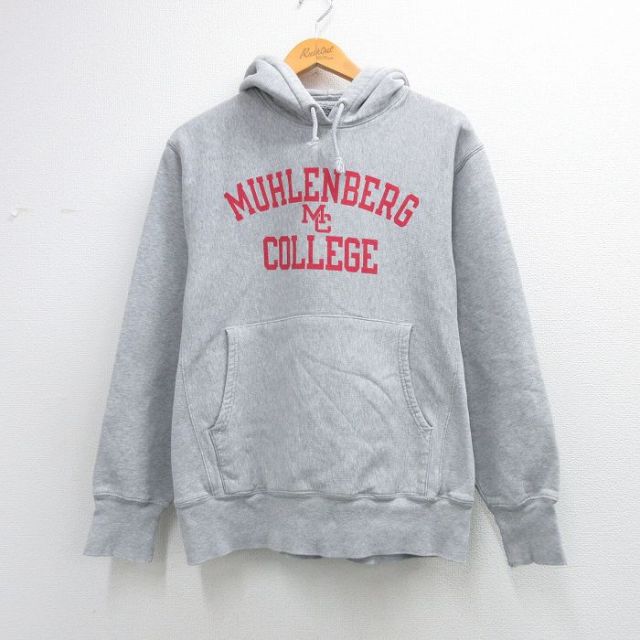 チャンピオン 00s リバースウィーブパーカー MUHLENBERG グレー L | 古着