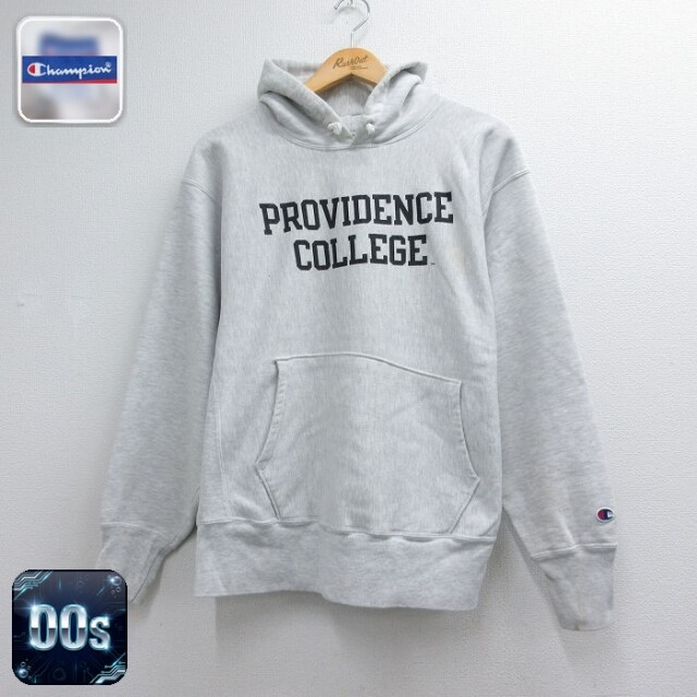 チャンピオン 00s リバースウィーブパーカー PROVIDENCEカレッジ グレー メンズL相当 | 古着