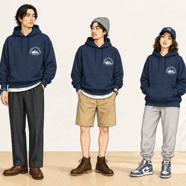 XL/古着 長袖 チャンピオン Champion リバースウィーブ パーカー メンズ 00年代 00s 工場 刺繍 ネイビー 26jul10 古着通販 XL☆古着 長袖 チャンピオン Champion リバースウィーブ