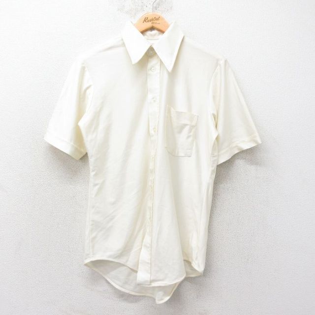 70s 半袖シャツ ベージュ M | 古着