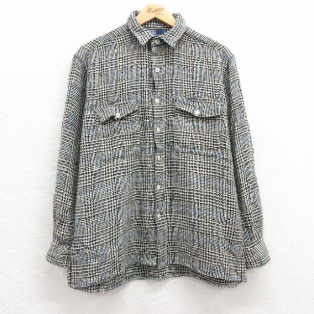 90s ラルフローレン MARSEILLE マルセイユ シャツ 千鳥格子 XL | 古着  