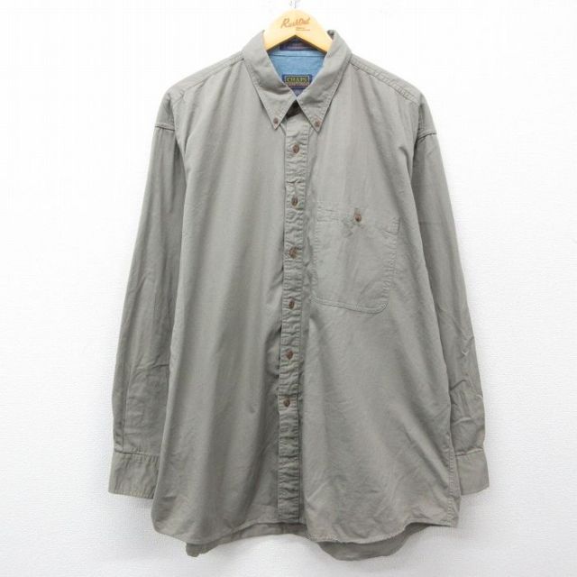 ラルフローレン 80s 長袖シャツ グリーン XL | 古着