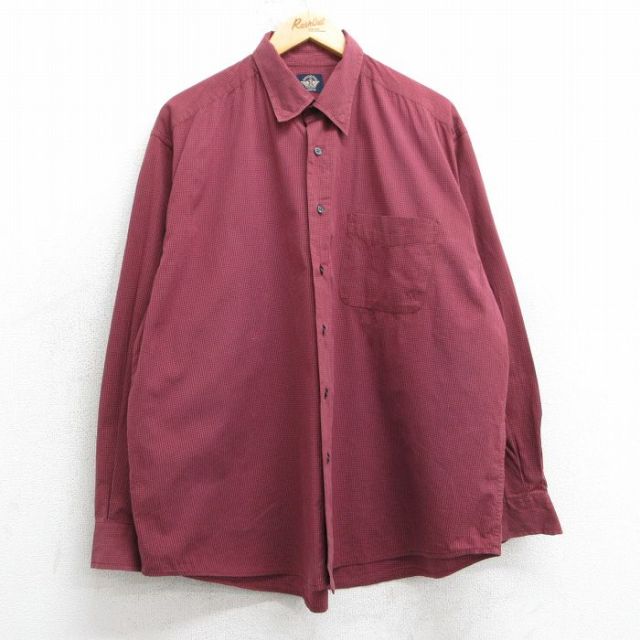 ドッカーズ 長袖シャツ レッドチェック XL | 古着