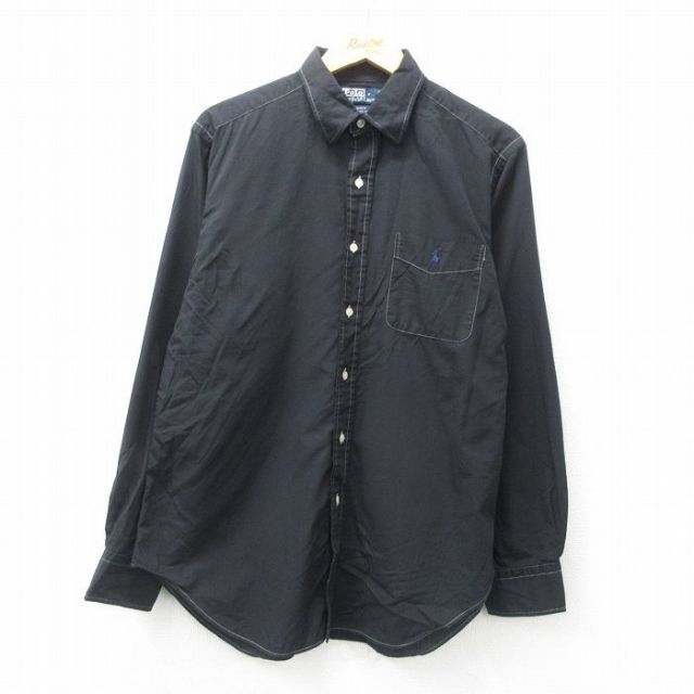 古着通販 XL☆古着 ラルフローレン 長袖 ブランド シャツ メンズ 90  