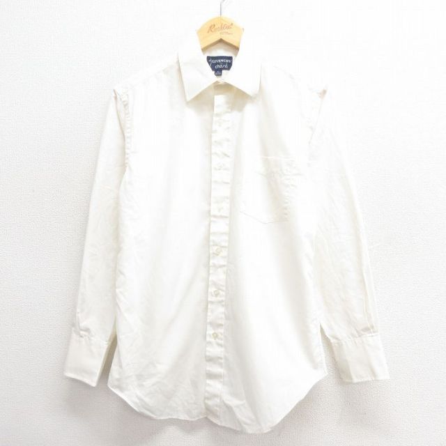 M★古着 ジバンシー GIVENCHY 長袖 ブランド シャツ メンズ 80年代 80s 白 ホワイト 25may26 中古 トップス