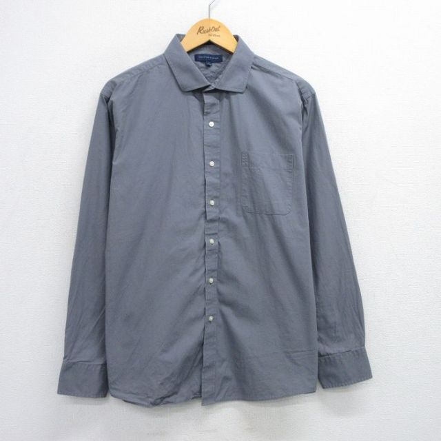 トミーヒルフィガー 長袖シャツ グレー L | 古着