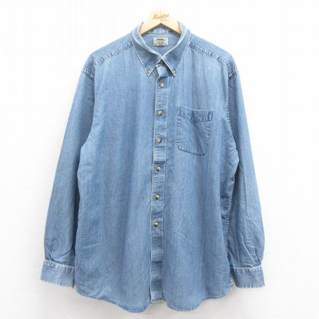 エルエルビーン 00s 長袖シャツ ネイビー XL | 古着