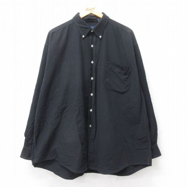 【50%OFF】ギャップ 90s 長袖シャツ ブラック XL | 古着