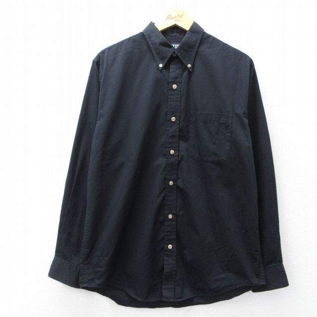 ランズエンド 00s 長袖シャツ ブラック L | 古着