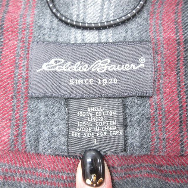 古着通販 XL☆古着 エディーバウアー 長袖 ブランド シャツ メンズ 00